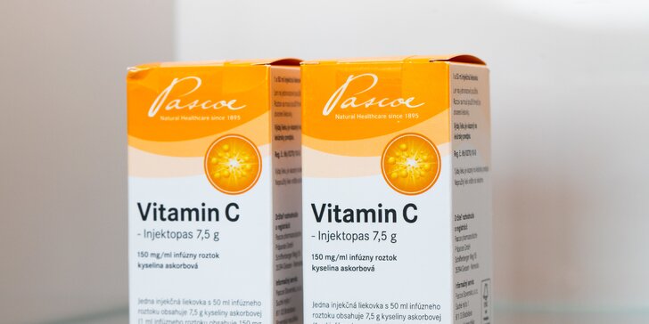 Vitamínová infúzia pre naštartovanie imunity s vitamínom C v Eurovea