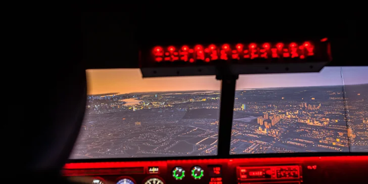 Letecký simulátor: Vyhliadkový prelet ponad New York na lietadle Piper Seneca