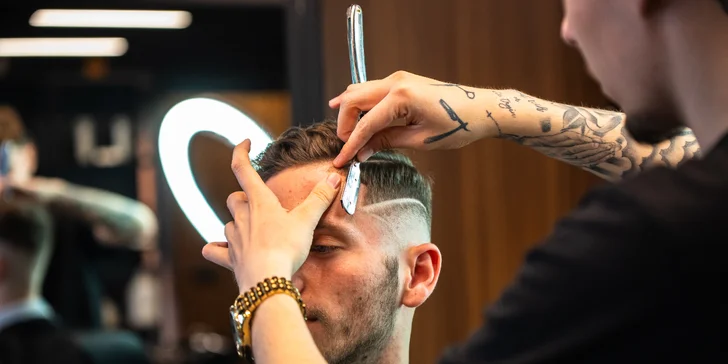 Pánsky strih alebo kompletka aj s úpravou a výživou brady v Black Star Barber