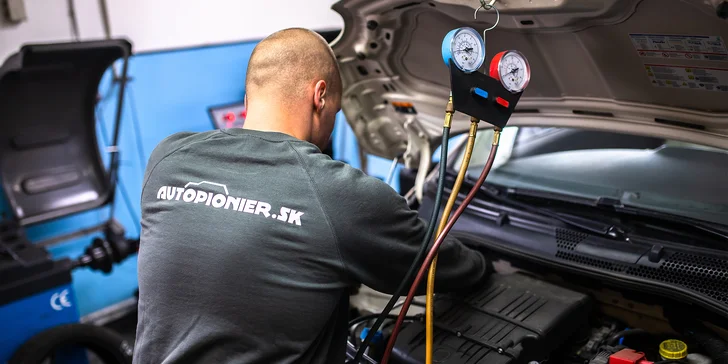 Dezinfekcia klimatizácie ozónom či doplnenie chladiva v Autopionier