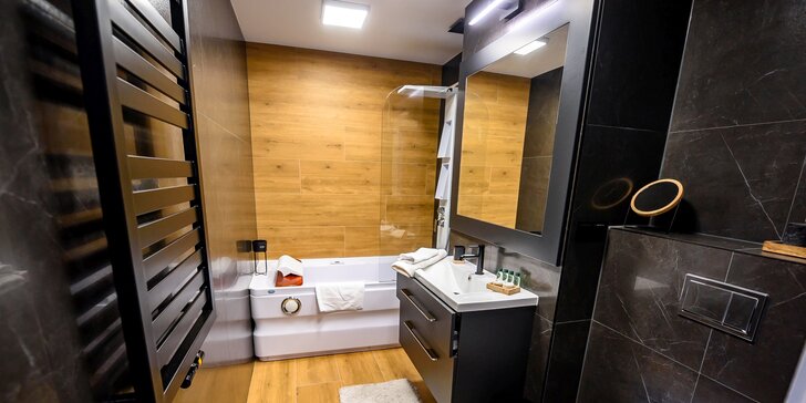 Luxusný pobyt v moderne zariadenom apartmánovom dome v Krynici-Zdrój s neobmedzeným vstupom do sauny