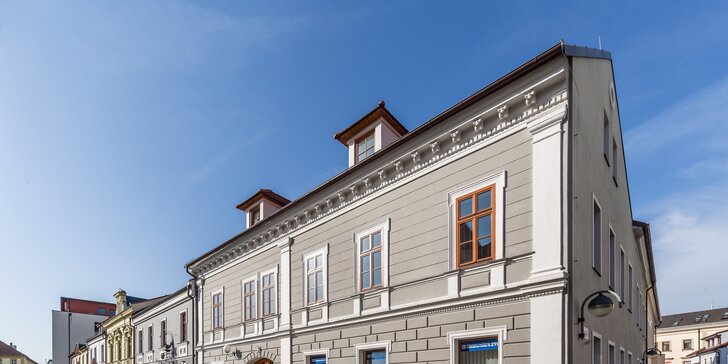 Dovolenka v srdci Slovácka: krásny hotel v historickom centre Uherského Hradiště, raňajky aj vouchery do reštaurácií