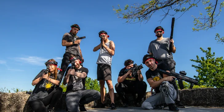 Zahrajte si laser game vo vonkajšom prostredí v okolí vojenského bunkra