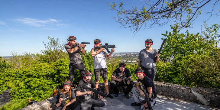 Zahrajte si laser game vo vonkajšom prostredí v okolí vojenského bunkra