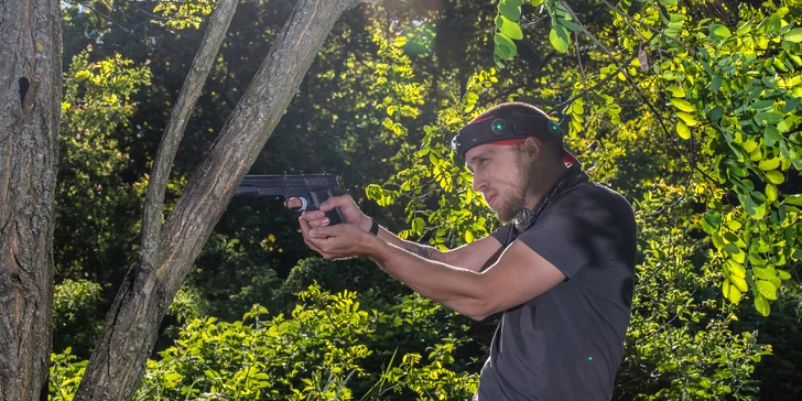 Zahrajte si laser game vo vonkajšom prostredí v okolí vojenského bunkra