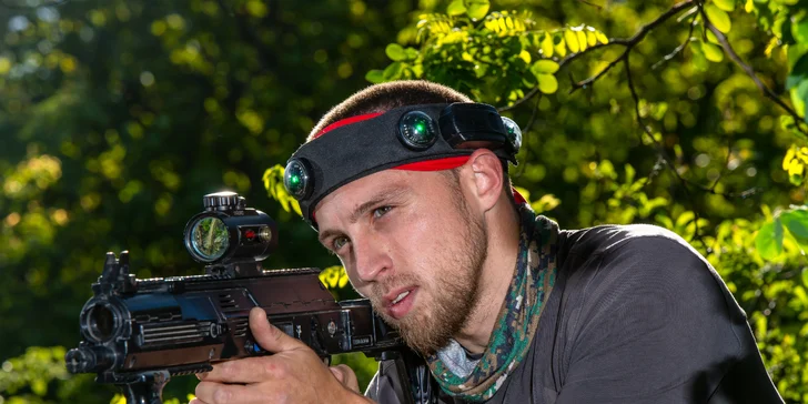 Zahrajte si laser game vo vonkajšom prostredí v okolí vojenského bunkra