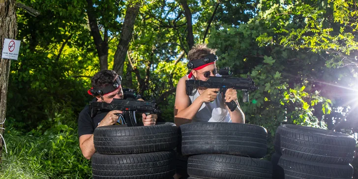 Zahrajte si laser game vo vonkajšom prostredí v okolí vojenského bunkra