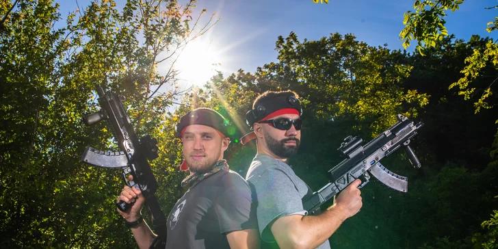 Zahrajte si laser game vo vonkajšom prostredí v okolí vojenského bunkra