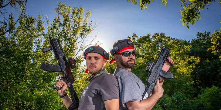 Zahrajte si laser game vo vonkajšom prostredí v okolí vojenského bunkra