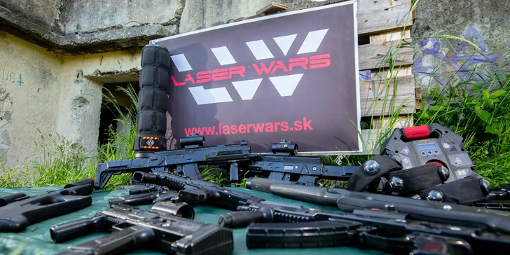 Zahrajte si laser game vo vonkajšom prostredí v okolí vojenského bunkra