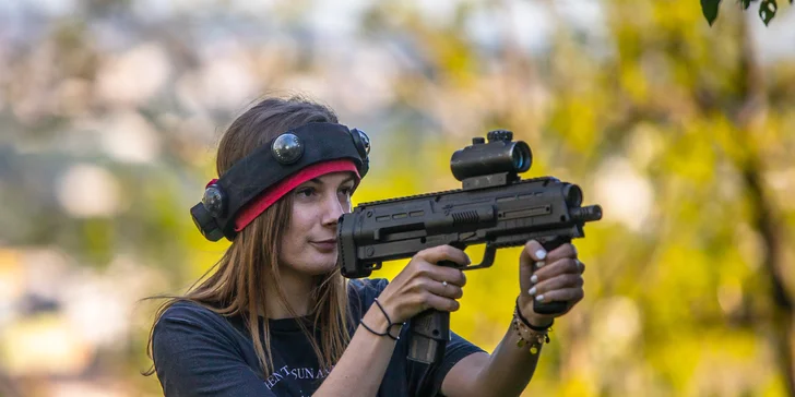 Zahrajte si laser game vo vonkajšom prostredí v okolí vojenského bunkra