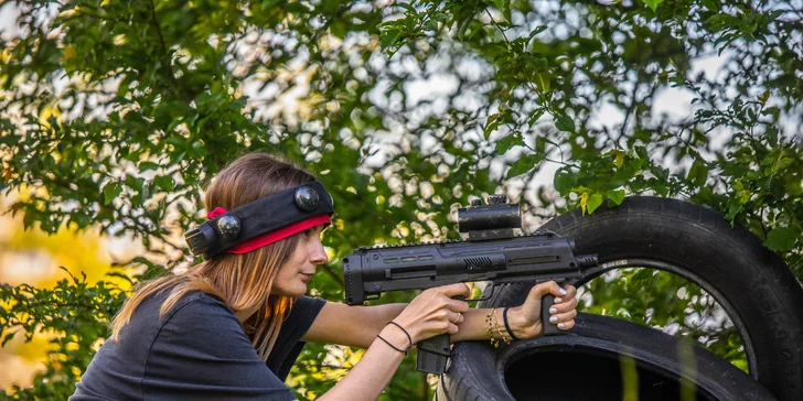 Zahrajte si laser game vo vonkajšom prostredí v okolí vojenského bunkra