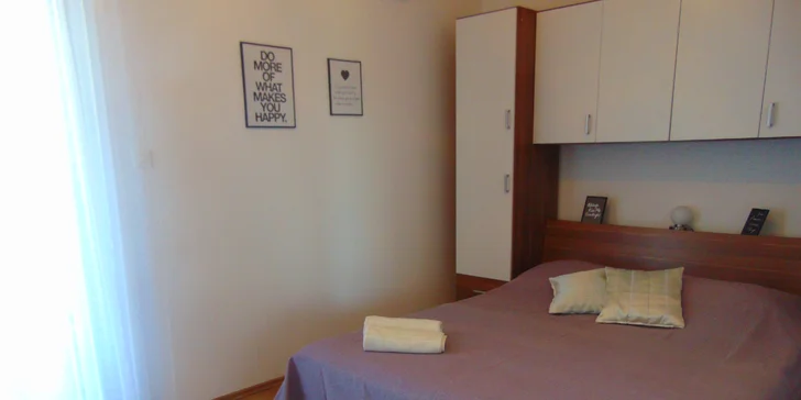 Apartmány na Hvare až pre 4 osoby neďaleko pláže a viníc