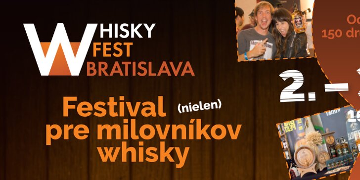 Príďte si vychutnať whiskey - 6. ročník festivalu Whisky Fest Bratislava