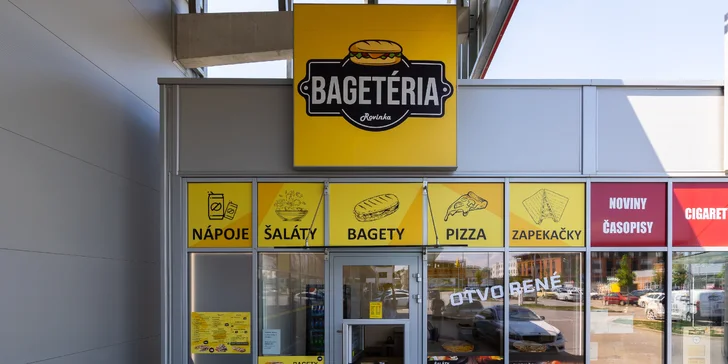 Až 11 druhov chutných bagiet podľa vlastného výberu
