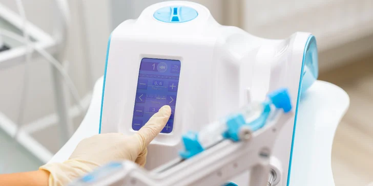 Omladenie pleti mezoterapiou s kyselinou hyalurónovou pomocou Vital injectoru
