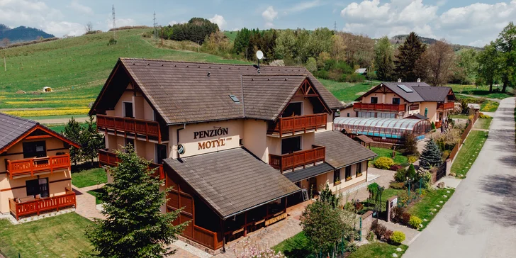 Pobyt v obľúbenom penzióne Motýľ*** pri Bešeňovej s vyhrievaným bazénom, wellness a množstvom aktivít