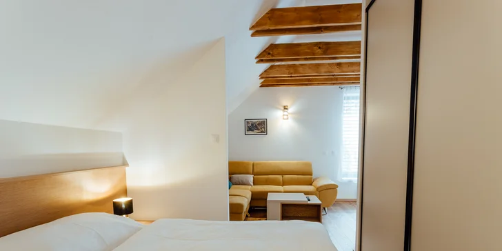 Pobyt v nových, luxusne zariadených apartmánoch v Nízkych Tatrách s každodenným vstupom do privátneho wellness