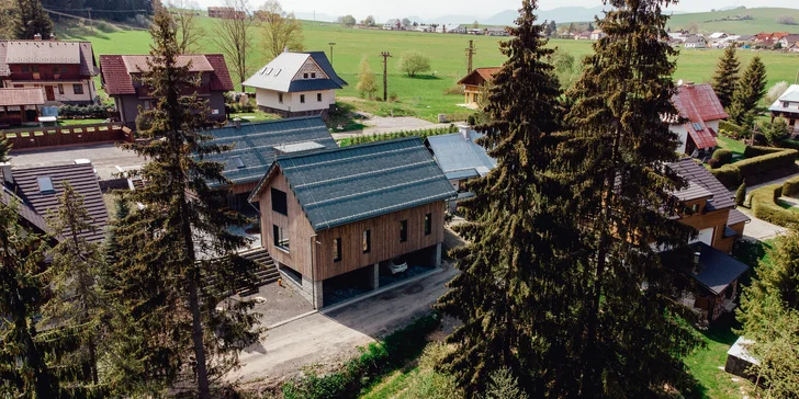 Pobyt v nových, luxusne zariadených apartmánoch v Nízkych Tatrách s každodenným vstupom do privátneho wellness
