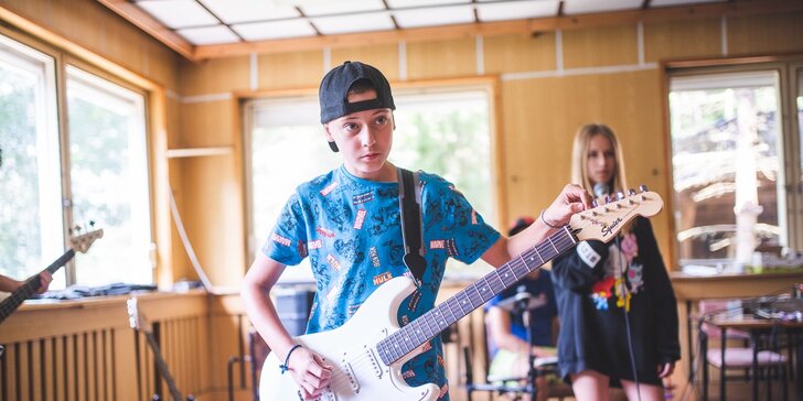 Nadupaný hudobný tábor SING&ROCK - spev, hra na hudobné nástroje aj letné táborové aktivity
