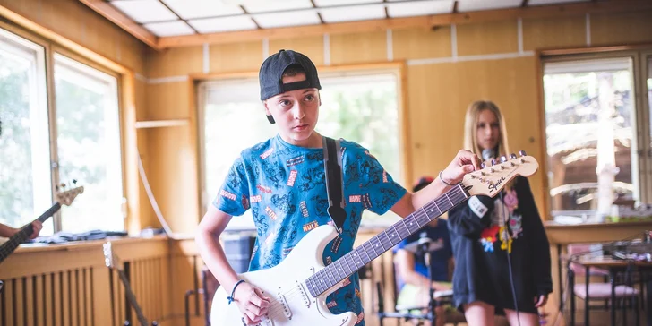 Hudobný tábor SING&ROCK - spev, hra na hudobné nástroje a letné táborové kapely
