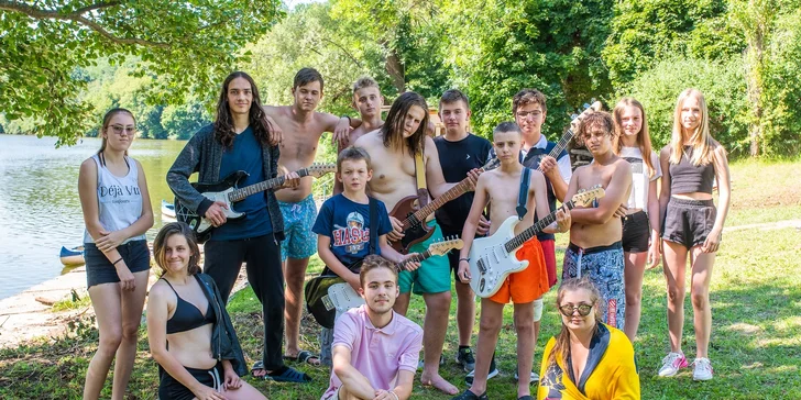 Hudobný tábor SING&ROCK - spev, hra na hudobné nástroje a letné táborové kapely