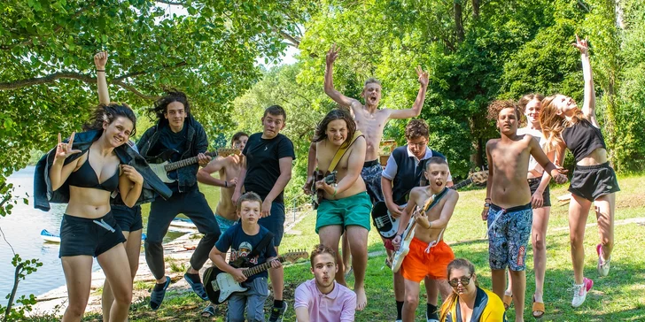 Hudobný tábor SING&ROCK - spev, hra na hudobné nástroje a letné táborové kapely