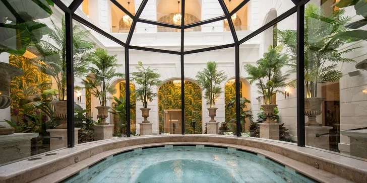 5* luxusný oddych v centre Budapešti s neobmedzeným wellness