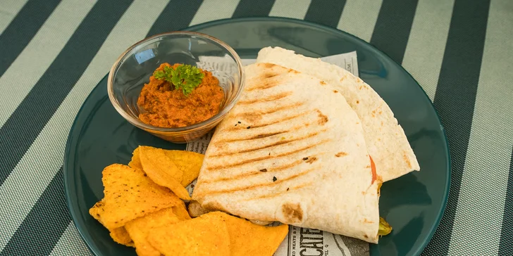 Quesadilla či bohaté raňajkové menu s kávou a džúsom počas celého dňa