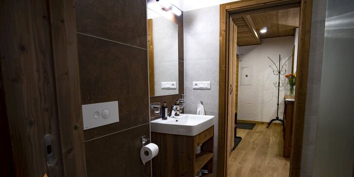 Zážitky na každom kroku v Jasnej: moderné ubytovanie v apartmáne so vstupom do privátnej vírivky