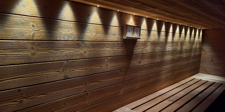 Vstupy do novootvoreného wellness centra Sauna Terasa, aj privátne saunovanie