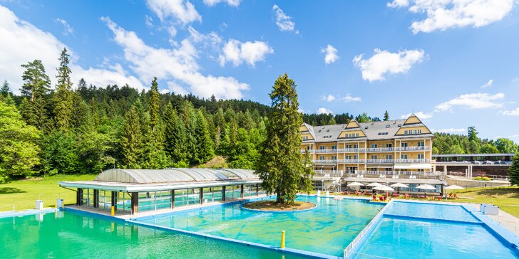 Relax v novo zrekonštruovanom kúpeľnom hoteli: termálny bazén, letné horské kúpalisko aj polpenzia