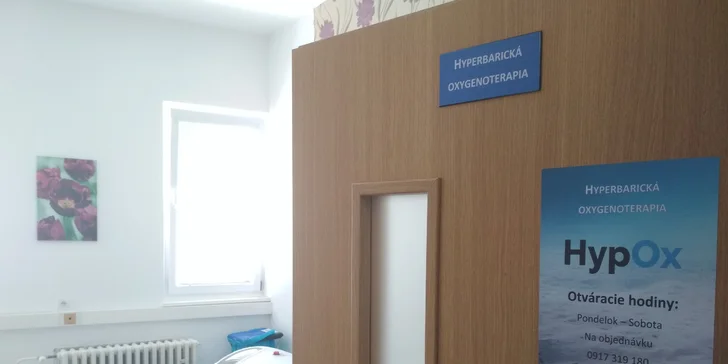 Vyškúšajte liečebné účinky hyperbarickej terapie kyslíkom, v ponuke aj permanentky