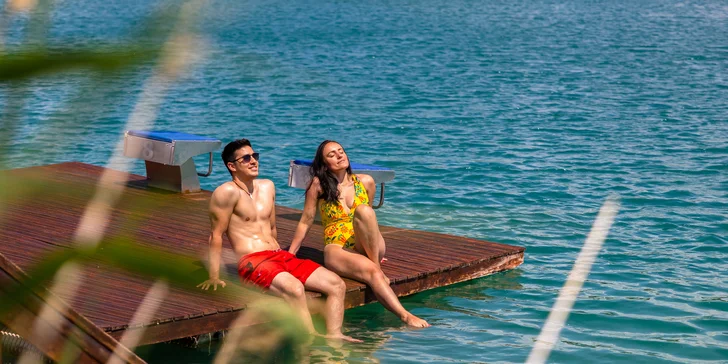 Prenájom ležadla na súkromnej pláži Wellness Furst & Beach+ prosseco alebo citronáda