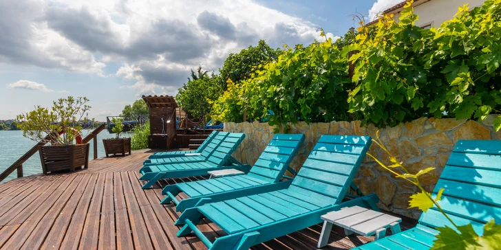 Prenájom ležadla na súkromnej pláži Wellness Furst & Beach+ prosseco alebo citronáda