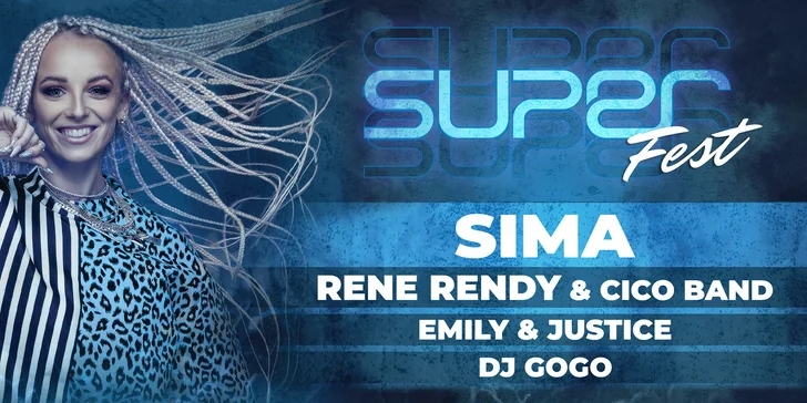 SUPER FEST 2022: Sima, Rene Rendy & Cico Band, Majself a ďalší