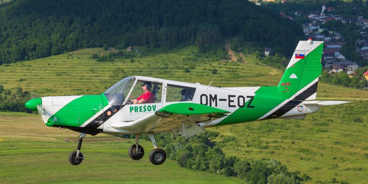 Zážitkové lety lietadlom Zlín Z-43 až pre 3 osoby, aj s možnosťou pilotovania!