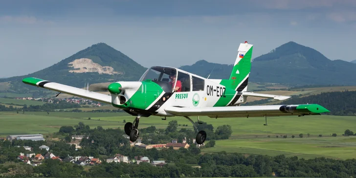 Zážitkové lety lietadlom Zlín Z-43 až pre 3 osoby, aj s možnosťou pilotovania!
