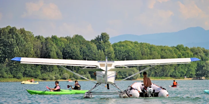 Let hydroplánom EUROFOX 912 ponad Liptovskú Maru s možnosťou pilotovania a fotografiami