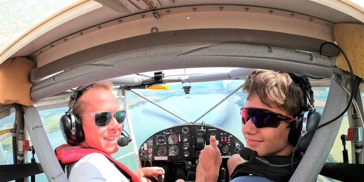 Let hydroplánom EUROFOX 912 ponad Liptovskú Maru s možnosťou pilotovania a fotografiami