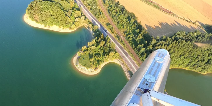 Let hydroplánom EUROFOX 912 ponad Liptovskú Maru s možnosťou pilotovania a fotografiami