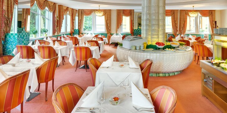 Luxusný 4* hotel v Mariánskych Lázňach: all inclusive jedlo a wellness
