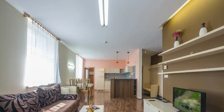 Rodinná wellness dovolenka v nadštandardne priestranných apartmánoch na úpätí Vysokých Tatier