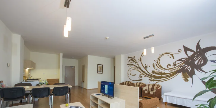 Rodinná wellness dovolenka v nadštandardne priestranných apartmánoch na úpätí Vysokých Tatier