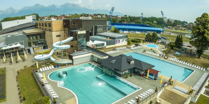 Hotel AquaCity Riverside*** so vstupom do aquaparku a extra vstupom do saunového sveta AquaCity Poprad