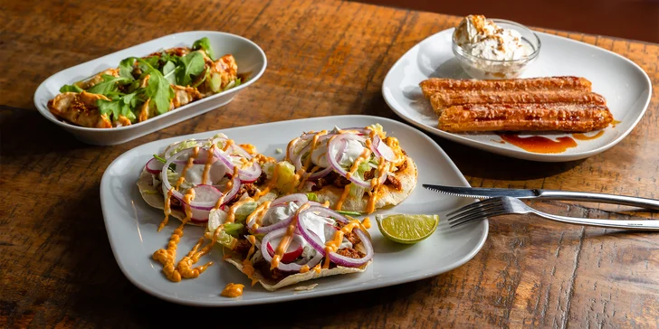 Gyoza, Tacos a Churros: 3-chodová večera v Skupinovej terapii