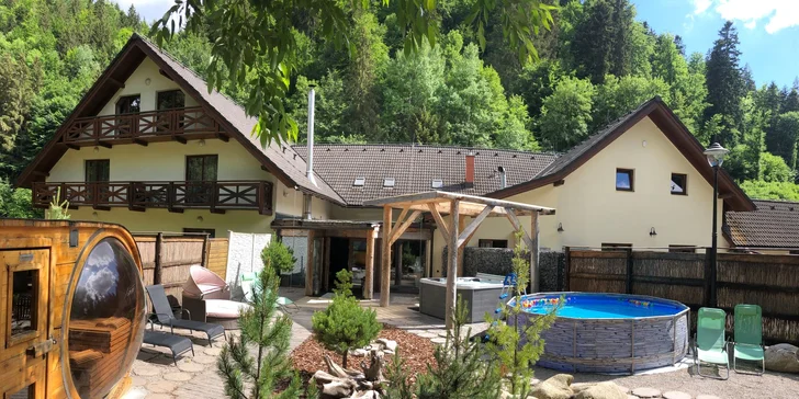 Pobyt s unikátnym horským wellness na juhu Nízkych Tatier