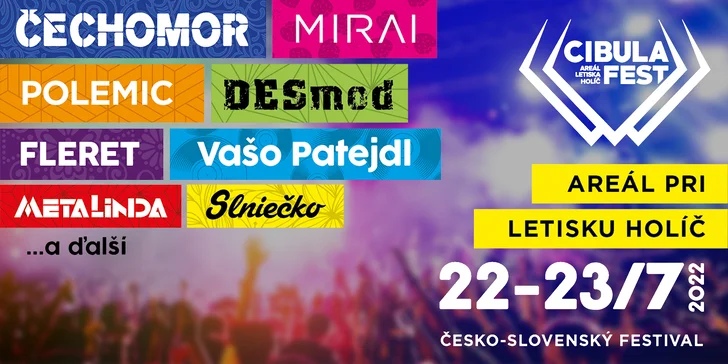 CIBULA FEST 2022 aj so vstupom do COOL ARENA