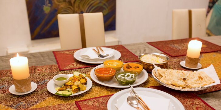 Ochutnajte Indiu: degustačný tanier pre 2 osoby či otvorený voucher na všetko