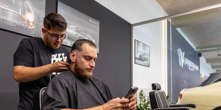 Barberské služby v BEGENTLEMAN: pánsky strih, úprava brady aj výhodný kombo balíček